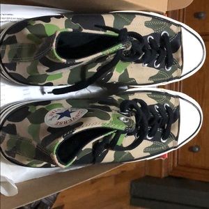 Green converse sneakers